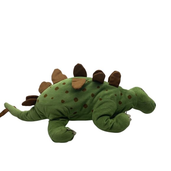 Ikea Jattelik Stegosaurus Dinosaur Plush Stuffed Animal Green 20" - Picture 7 of 8